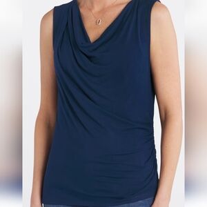 Nine Britton Muira Cowl Neck Knit Tank - S